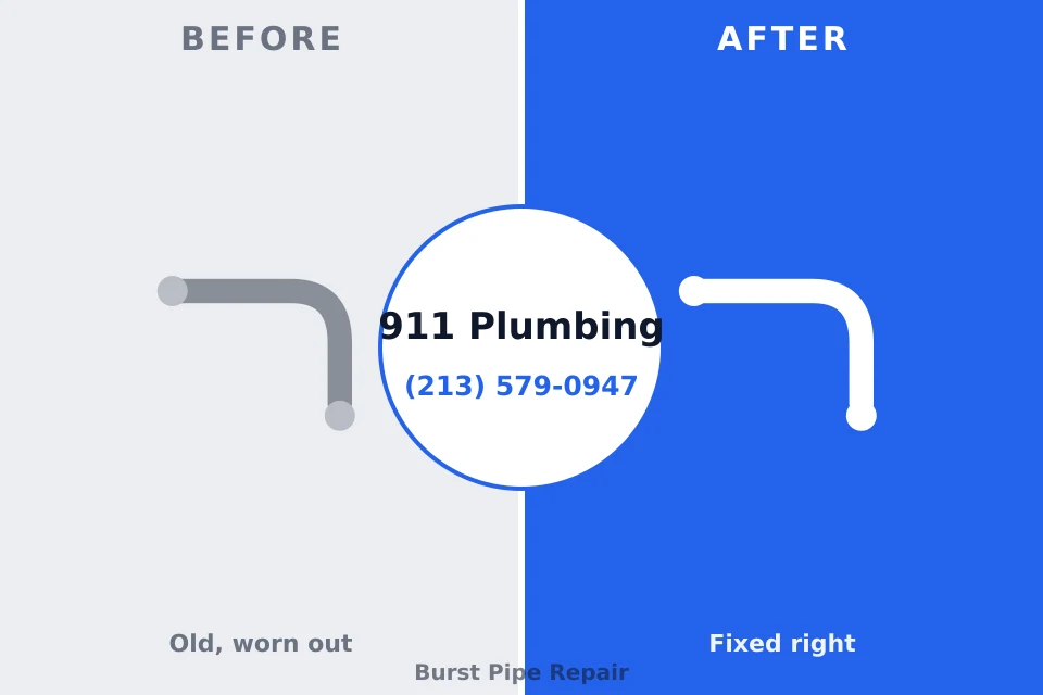 Before and after: plumbing company Westfield, IN